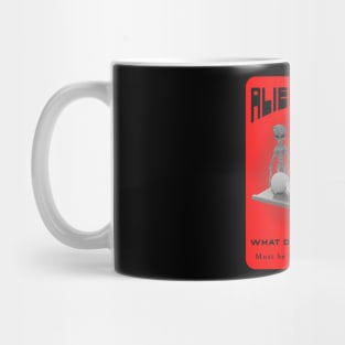 Alien Newbies - Red and Black Mug